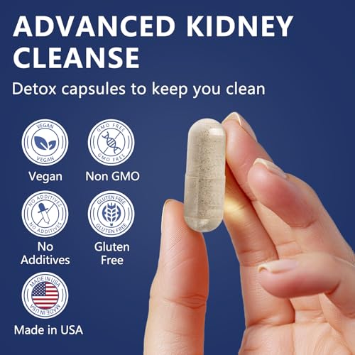 Totaria Kidney Cleanse Detox & Repair Capsules 120 Counts, 23 In 1 Kidney Support Supplement Extra Strength With Chanca Piedra, Cranberry Supports Liver & Kidney Function Stone Breaker Dissolve Bladder Health thumb #4