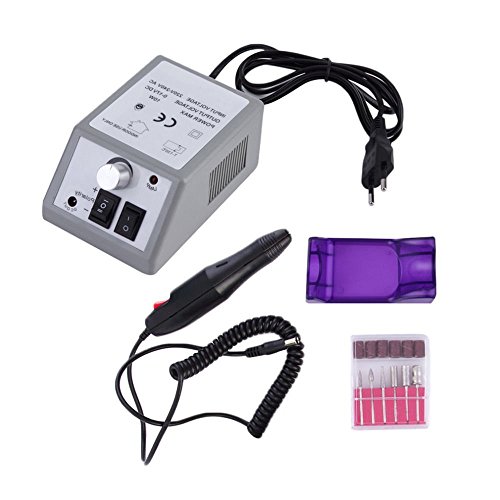 Electric Nail Drill Kit USB Manicure Pen Sander Polisher With 6 Pieces Changeable Drills Pedicure File Nail Art Set