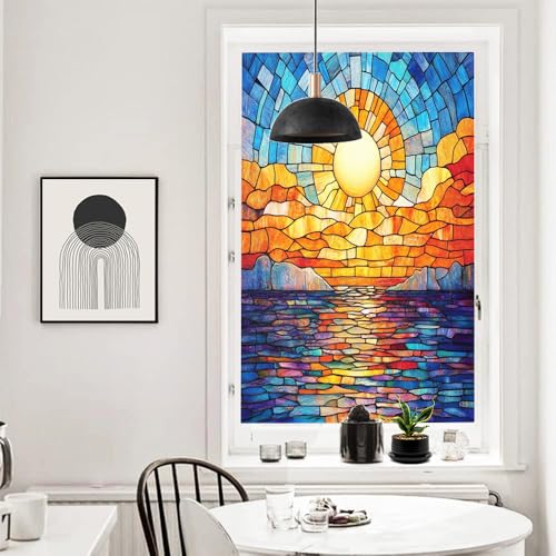 Vinilo decorativo para ventana opaco textura geométrica 31.5x47.2 in miniatura 6
