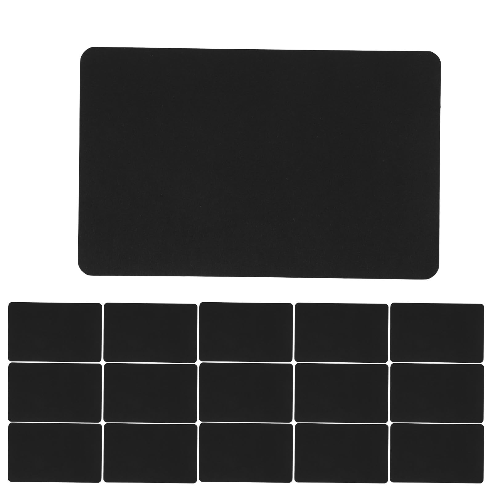 300 leere Grußkarten aus Papier – 11 x 7 cm (4,3 x 2,8 Zoll), schwarz – Handgeschriebene Grußkarten für Geburtstage, Blumenarrangements, Büronotizen