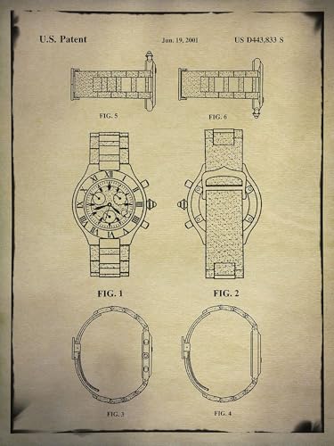 Cartier Pasha Watch Buff Poster Print - ArtLab GI (18 x 24)