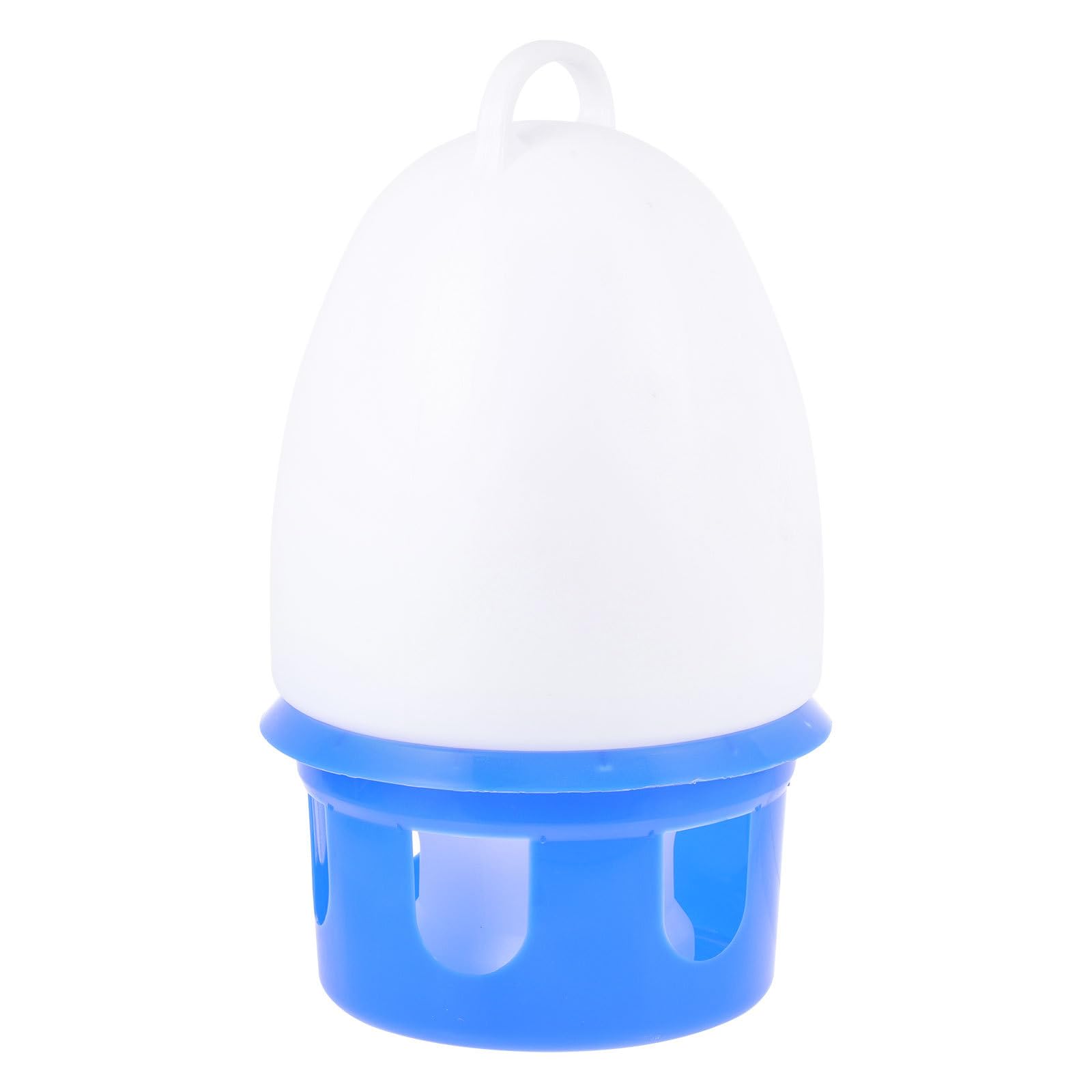 Abreuvoir pour Pigeons Autonome, PVC Bleu, Facile à Nettoyer