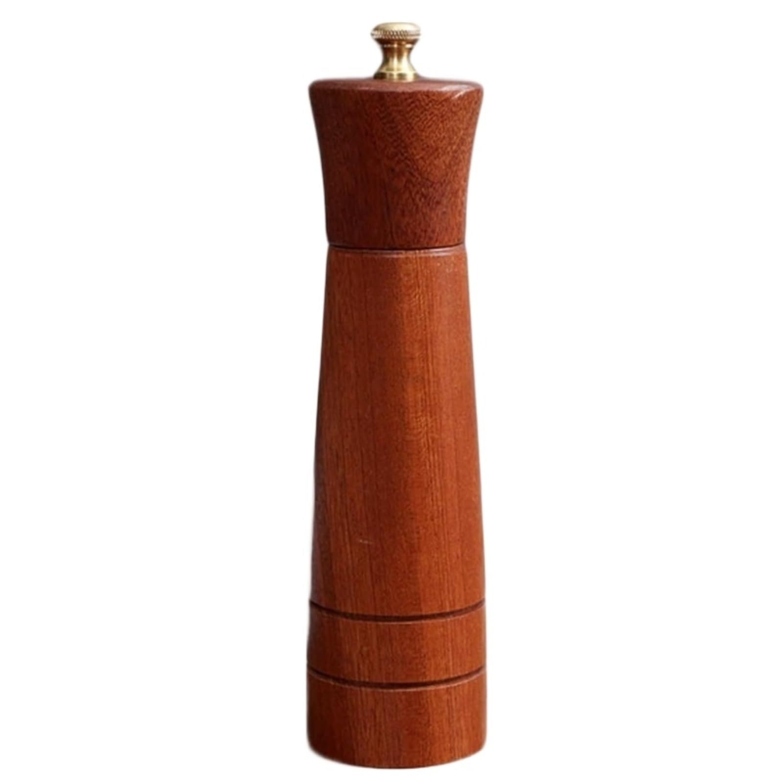 Młynek Do Przypraw Pieprzu Zestaw Przypraw Do Soli Drzewnej Regulowanych Młynków Ceramicznych, Drewnianych, Młynek Kuchenny Do Różnych Przypraw(1pcs,8inch)