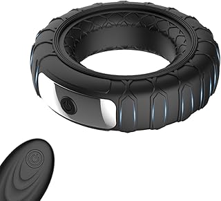 Penien Anneau Vibr?nt Penis pour Homme et Femme Couple Telecommande,Reglable Cockring Penien Vibr?nt Couple,USB Rechargeable,Cockring Silico?e MB6Q