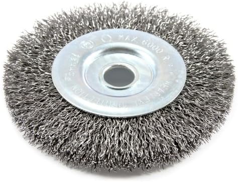 Forney 72742 Wire Wheel Brush, Coarse Crimped with 1/2-Inch Arbor, 4-Inch-by-.012-Inch image 5