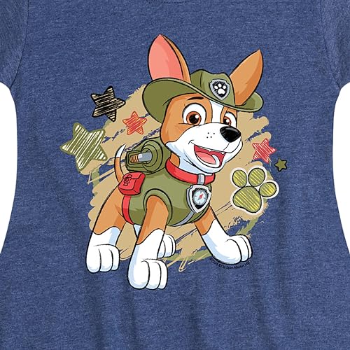 HYBRID APPAREL - Paw Patrol - Tracker Paw Patrol - Toddler & Youth Girls Fit & Flare Dress3