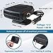 Leaflai 12V Car Heater Portable Auto Heater- 150W Car Defroster That Plug-Into Cigarette Lighter, 2 in 1 Fast Heating and Cooling Windshield Defrogger for Small Vihecles