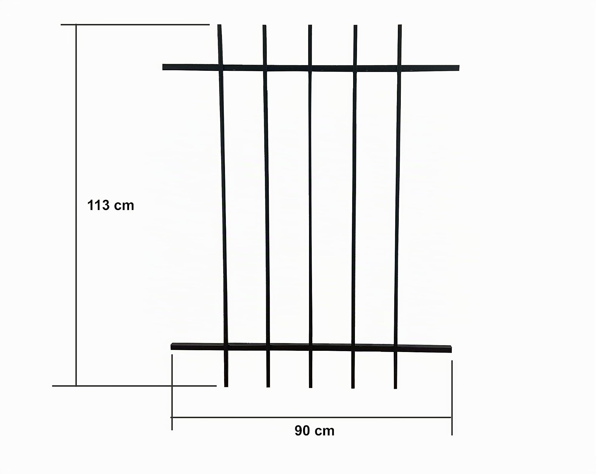 Grille de Defense DISTRI pour Tableau Hauteur 125 cm x Largeur 80 cm