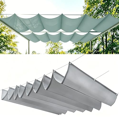 Voile d'ombrage rétractable imperméable : finis le soleil brûlant et la pluie