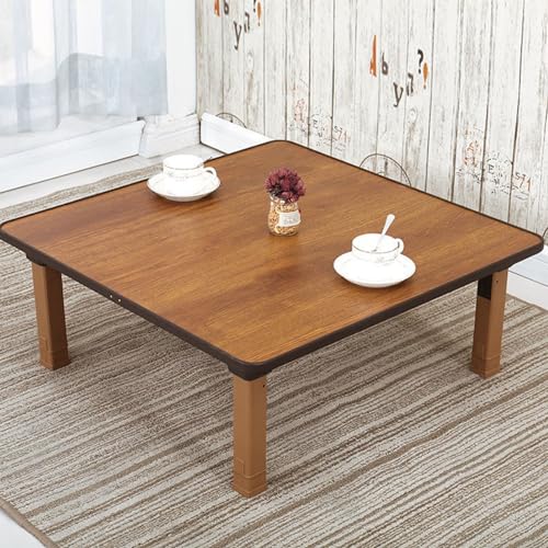 Table à thé pliante en bambou de style japonais carrée multifonctionnelle