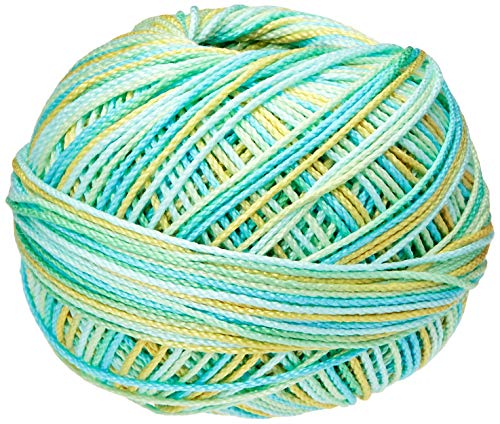 Handy Hands Lizbeth Egyptian Cotton Crochet, Tatting, Knitting Thread Size 3 (50 Grams 120 Yards) â€“ HH03161-Sea Island Citrus