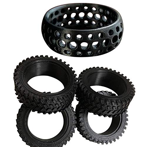 Priline PN-TPU001BLACK Tpu Filament Priline,98A Tpu Flexible Soft 3D Printer Filament 1Kg 1.75Mm Spool,Black thumb #1