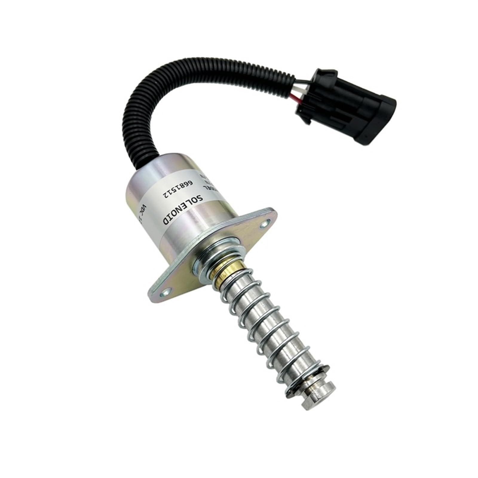 DLTBYWAQZ Diesel Engine Part 6681512 Fuel Shutdown Shut Off Solenoid Valve 12V For