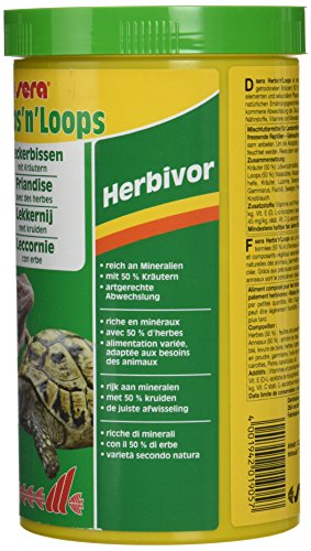 sera Flowers and Loops Nature 1.000 ml (140 g) - Leckere Blüten für eine artgerechte Abwechslung & Herbs and Loops Nature 1.000 ml (120 g) - Leckere Kräuter für eine artgerechte Abwechslung