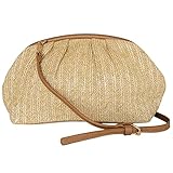 clutch rafia fiesta Bolsos de mujer verano de rafia tienen el tamaño justo para llevar a todos tus viajes de verano sin que te pese