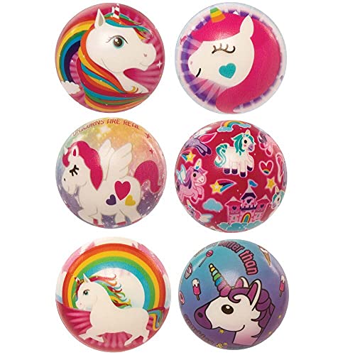 Baker Ross FE336 Squishies de Unicornio - Paquete de 6, juguetes exprimibles para...