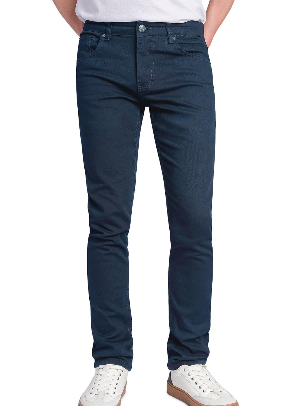 VICTORIOUS Men's Skinny Fit Color Stretch Jeans
