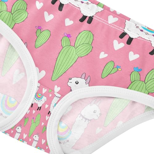 Cute Llama Alpaca Cactus Toddler Girls's Underwear 2T 202c12934