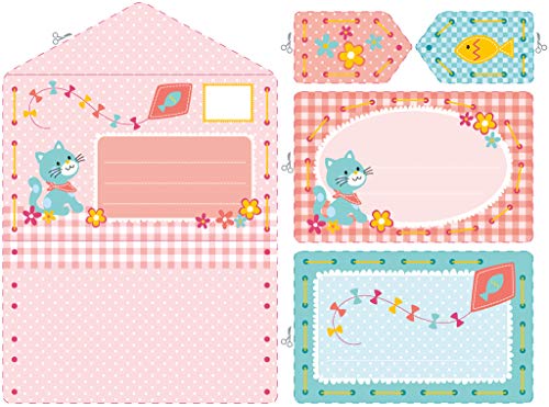 Vervaco Embroidery Kit: Invite Cards: Kitten: Set of 5, NA, 18.5 x 26cm, N\a