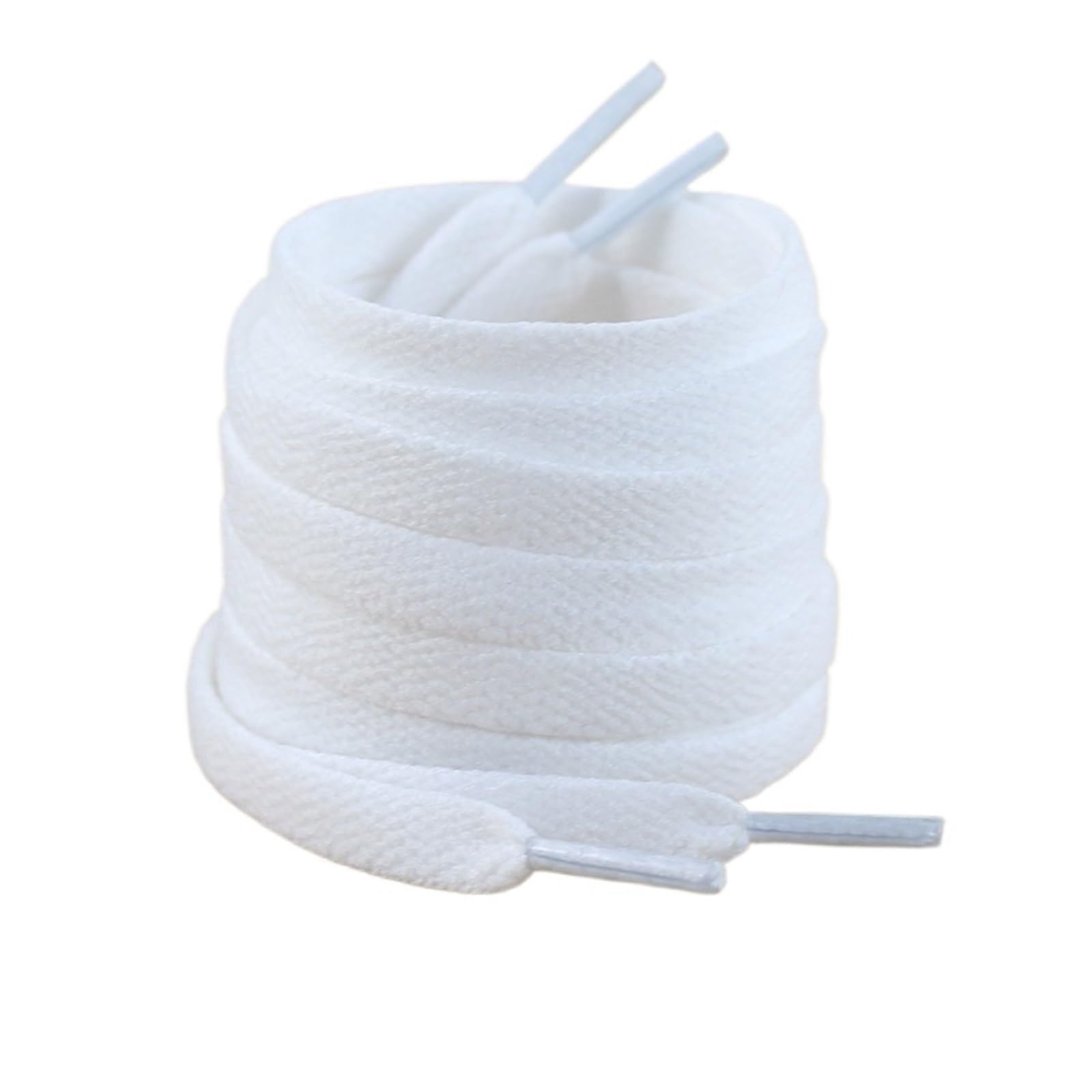 Lacci delle Scarpe 1/2 Paio di Lacci for Scarpe Bianchi Neri Piatti Lacci for Scarpe for Scarpe da Ginnastica Lacci for Scarpe 70/90/100/120/140/160 CM(2 Pair Single White,120cm)