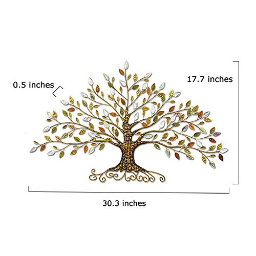 Blayaadd Tree Of Life, Metal Wall Art, Creative Home Living Room Entrance Wall Sculpture #TOP5
