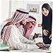 BESPORTBLE Men Arab Shemagh Headband Lightweight Durable Turban Style Head Scarf for Middle Eastern Wear Costume Accessory for Fashionable Looks