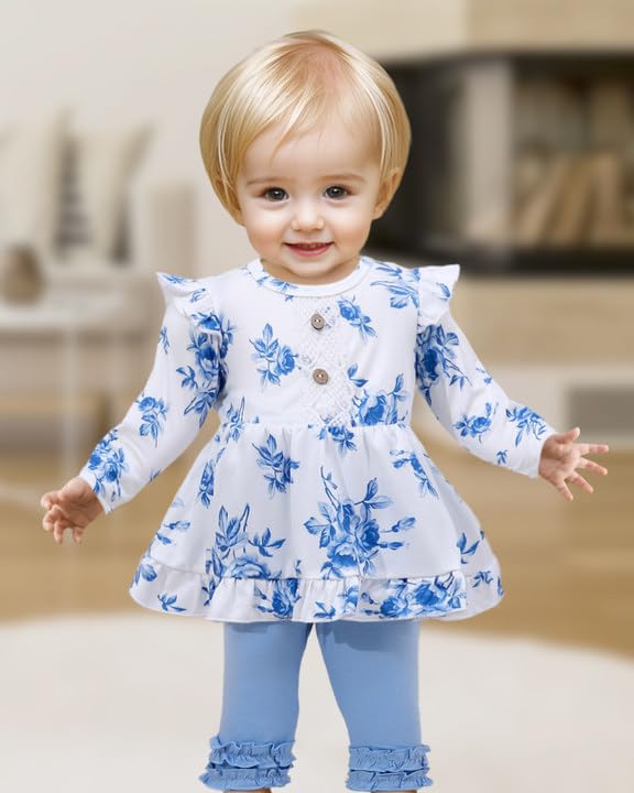 Image of Baby Girl Clothes Infant Toddler Clothes Fall Winter Outfit Clothing Set