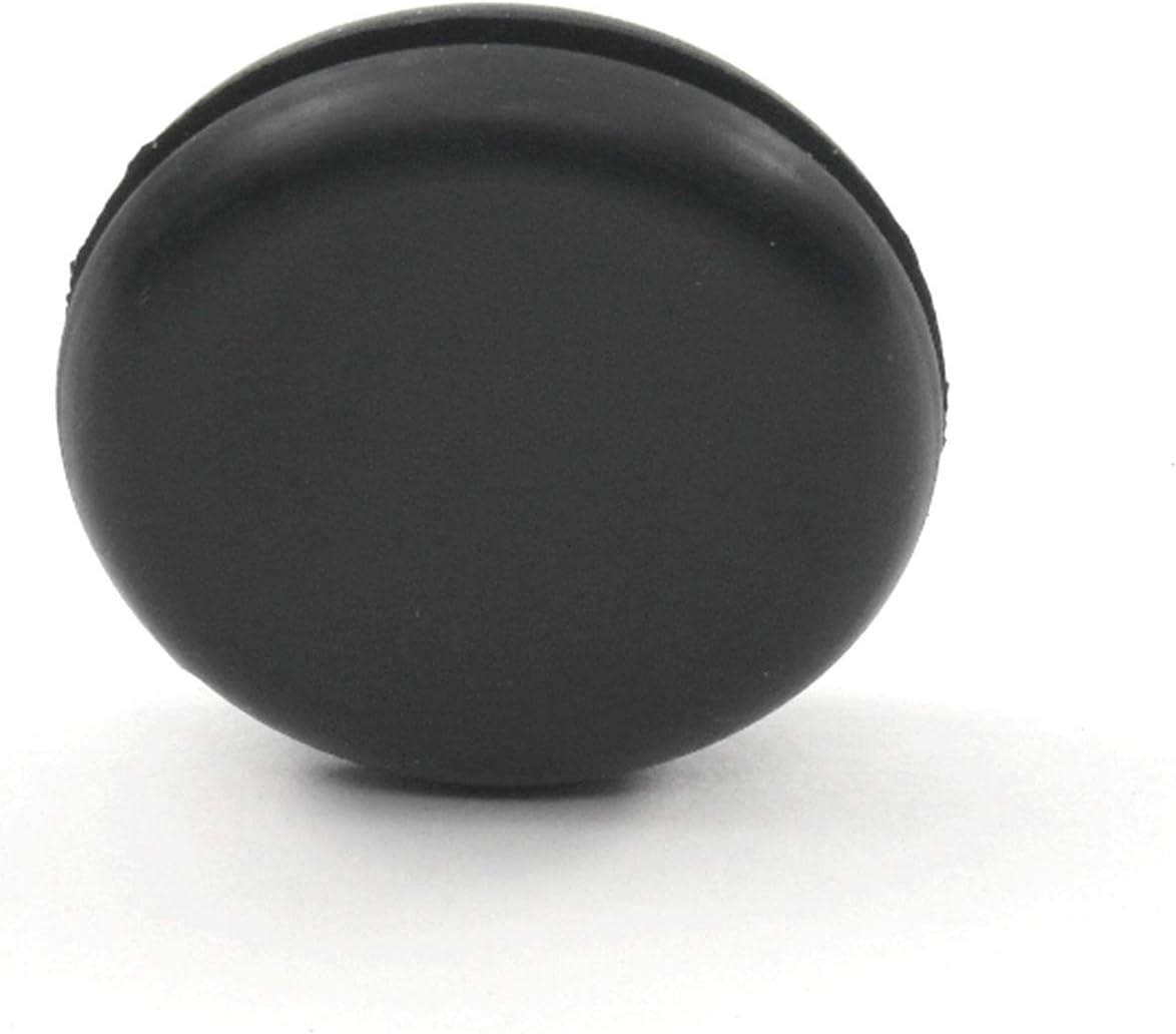 Rubber Flush Plug Grommet Without Hole - Fits 7/8" Hole in 1/16" Thick Panel (50)