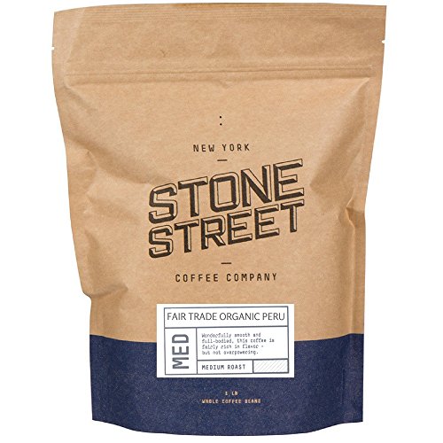 100% FAIR TRADE ORGANIC PERU | Whole Bean Coffee | 1 Lb Bag | Medium Full Body Roast | Single Origin Premium Quality