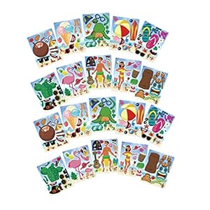 KONTONTY Hawaii Party Aufkleber, 20 Blatt