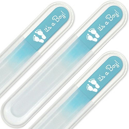 Una lima per unghie per il bambino, blu con