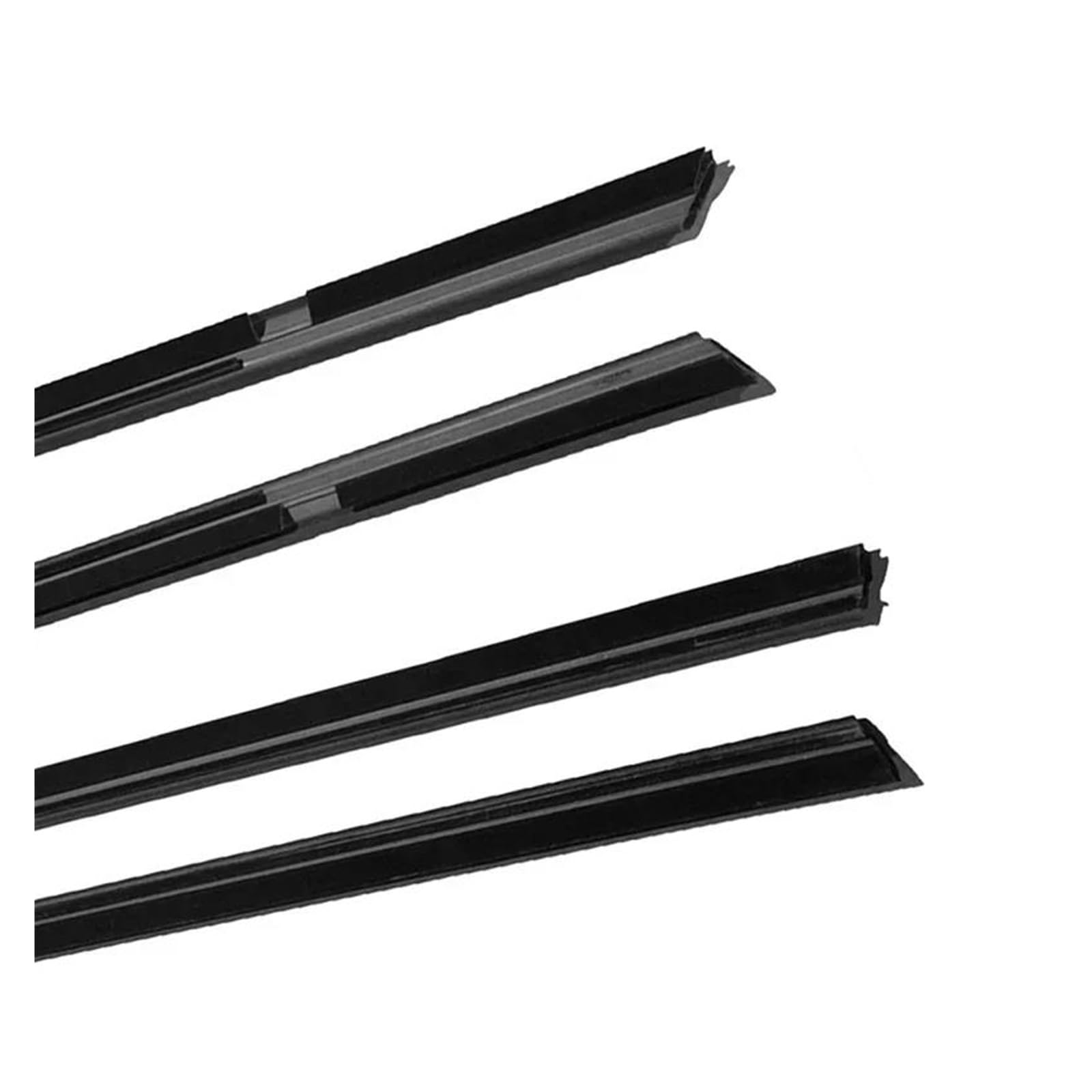 Juego de 4 Tiras de Sellado para Ventanas Laterales de Coche para Insight 2010-2014. Moldura Exterior, burlete, Cinta de presión Impermeable para Ventanas.