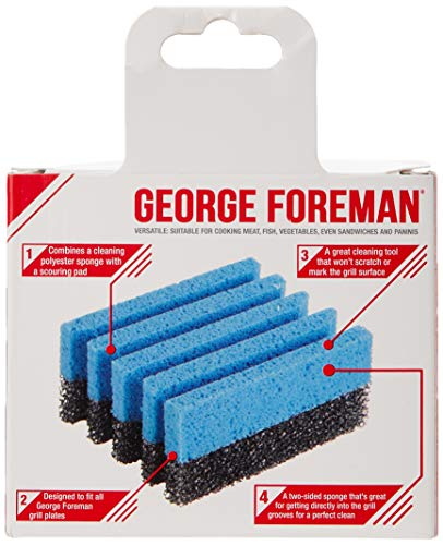 George Foreman Reinigingsspons 12207 - Blauw, Pack van 2 - Image 5