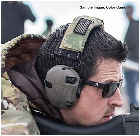 Miniatura 4 de Walker's Diadema envolvente para orejeras de tiro, cubierta universal transpirable para auriculares de protección auditiva, cierre de gancho y bucle