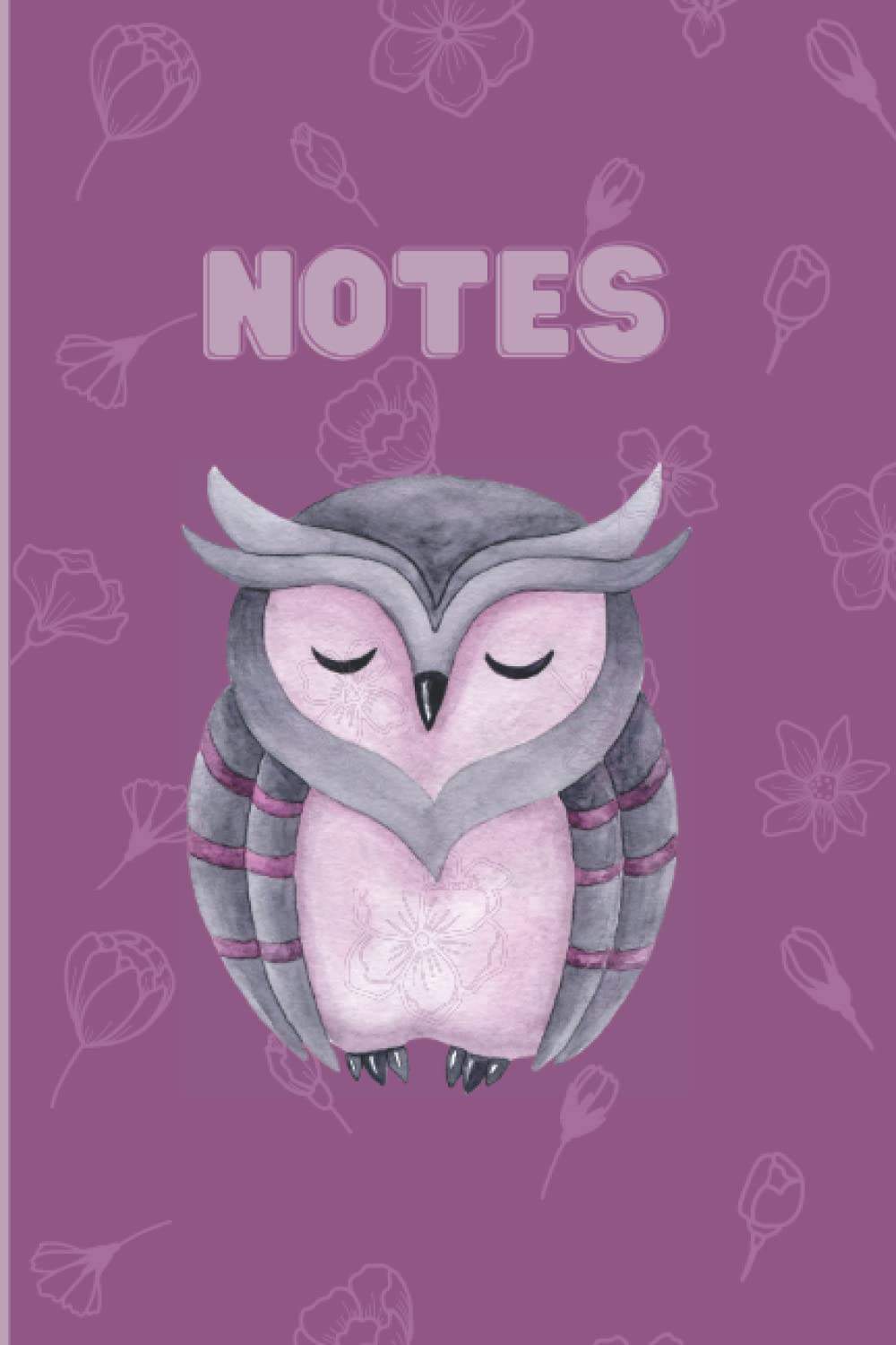 Owl Notebook: Owl Design Notebook | 6x9 | 120 Blank Lined Pages | Sophisticated Design | Perfect Gift for Lovers of Owls and Stationery