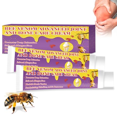 AstraVox Crema Veneno De Abeja (2 unidades), alivia molestias, masaje de piernas, recuperación muscular, gel natural de veneno de abeja para hombros, rodillas, manos y espalda