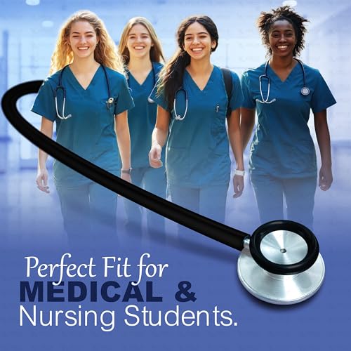 Image of OTICA Dual Head Stainless Steel Stethoscope - Stethoscopes for Nurses, Medical Nursing Students, Paramedics /EMT (Red)