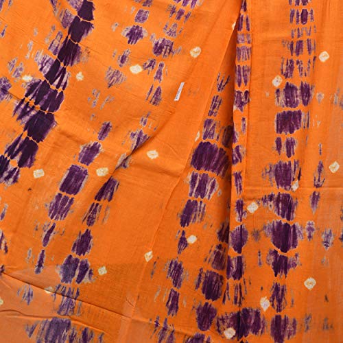 Image of Women's Pure Cotton Multi-Colored Traditional Authentic Tie Dye with Bandhej Bandhani Dupatta Chunni