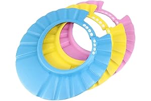 3-Pack Baby Shower Cap: Shield Your Little One's Face During Bath Time