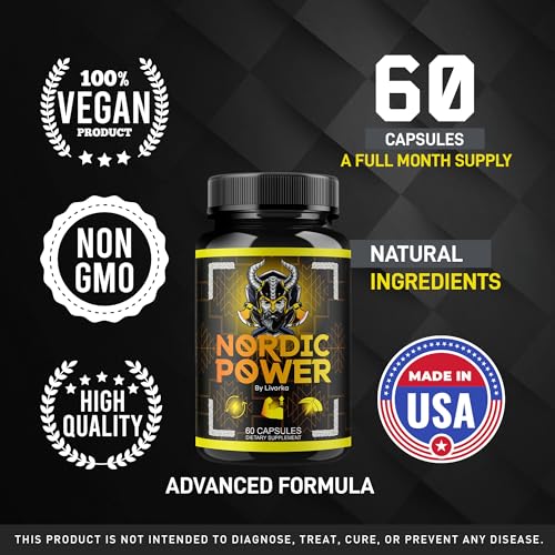 Image of (2 Pack) Nordic Power - Nordic Power for Men, Nordic Power Pills, Nordic Power Capsules, Nordic Power Supplement, Nordic Power Capsules for Men, Nordic Power Pills for Men, 120 Capsules for 2 Months