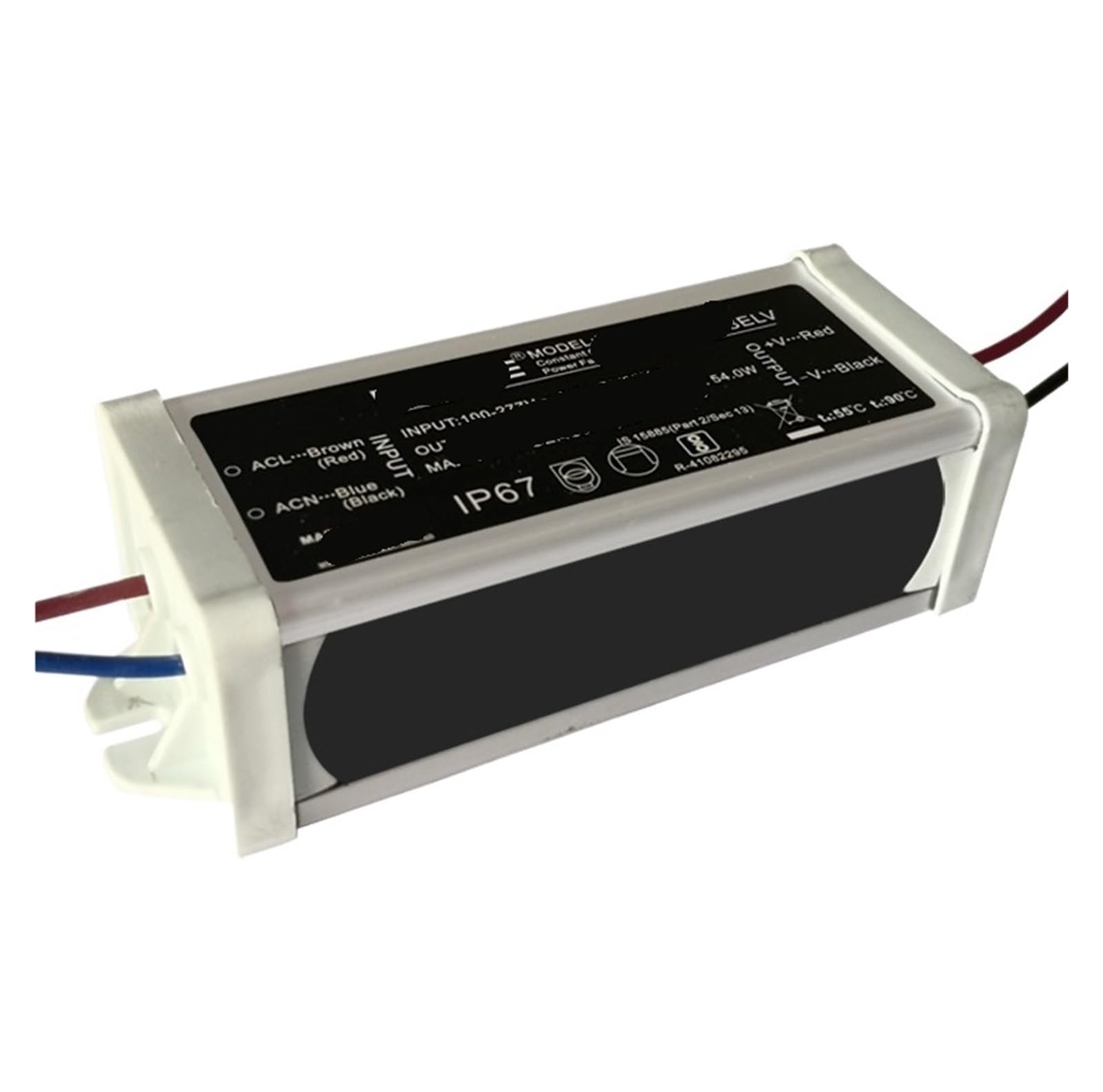Projecteur de rue et lèche-mur : pilote d'éclairage LED 40 W 50 de rechange