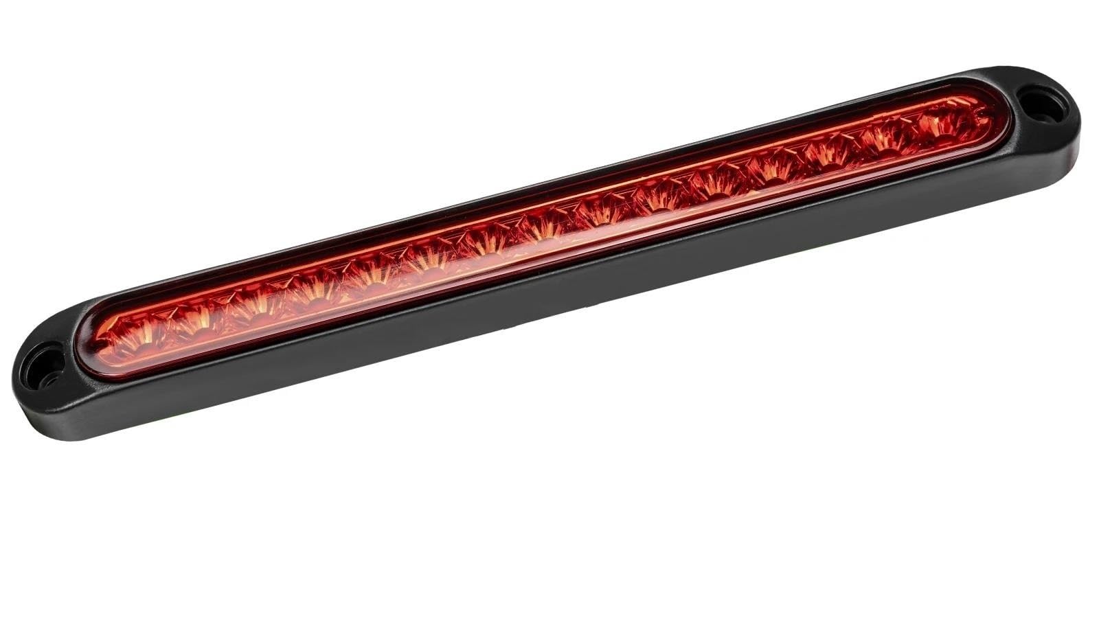 Turn Signal Lights 12V 24V Red LED Tail Light Strip Bar High Mount Brake Light Stop Warning Light Truck SUV RV Camper Pickup Lorry Car Accessories Mirror Indicator