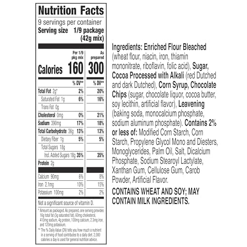 Betty Crocker Delights Super Moist Triple Chocolate Fudge Cake Mix (Pack of 12)