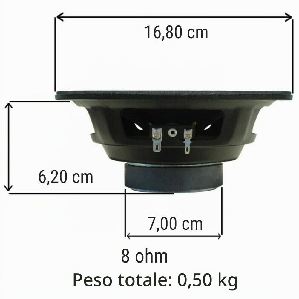 1 WOOFER WEB J-64 haut-parleur 16,5 cm 165 mm 6,5 75 watts rms 150 watts max impédance 4 ohms 1 WOOFER WEB J-64 haut-parleur 16,5 cm 165 mm 6,5 75 watts rms 150 watts max impédance 4 ohms