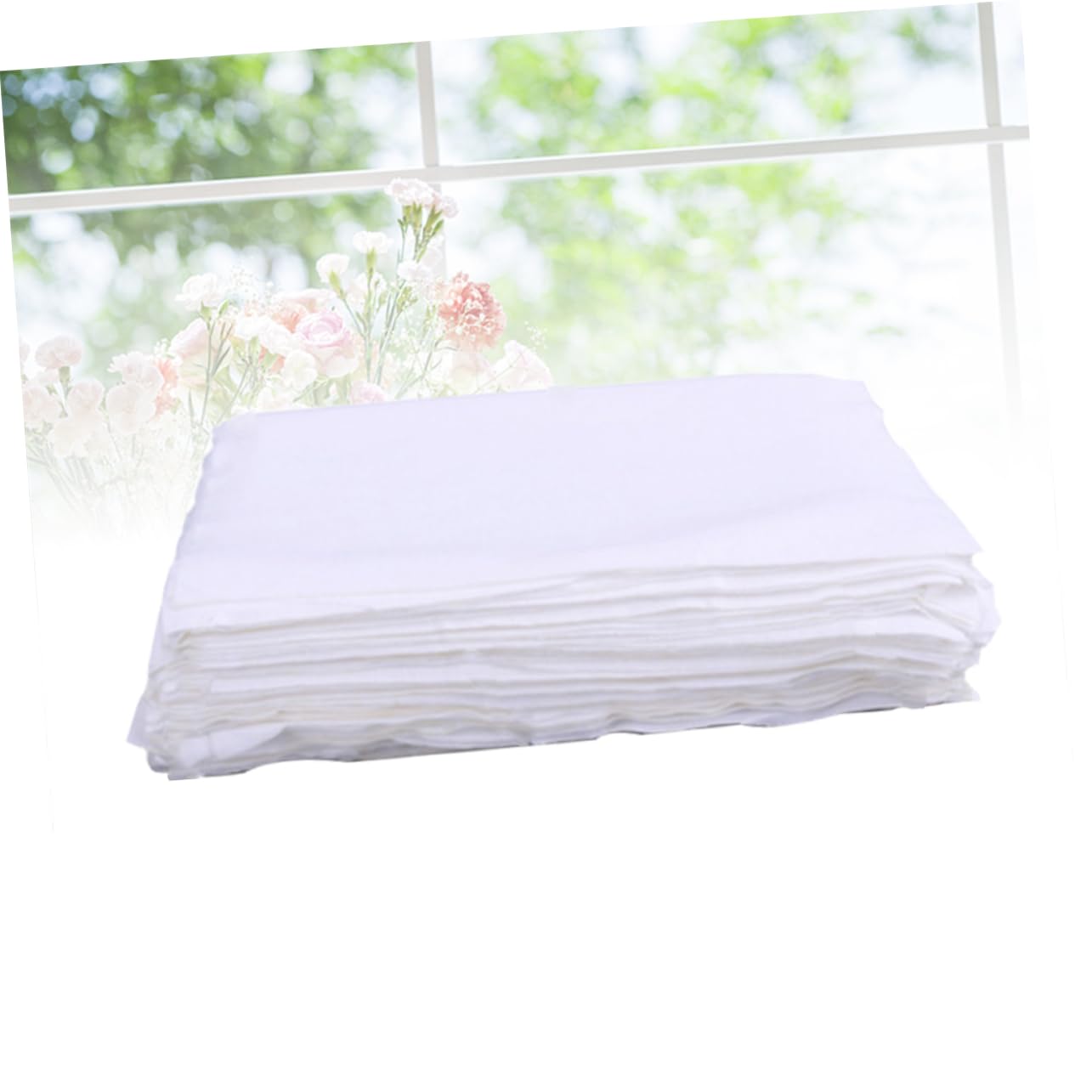 Paño Pulgadas Poliéster 6x6 Blanco de Antiestático 100 Piezas | Absorbente sin Polvo, para Gafas y Televisiones, Uso en Fabricación Óptica E Industria