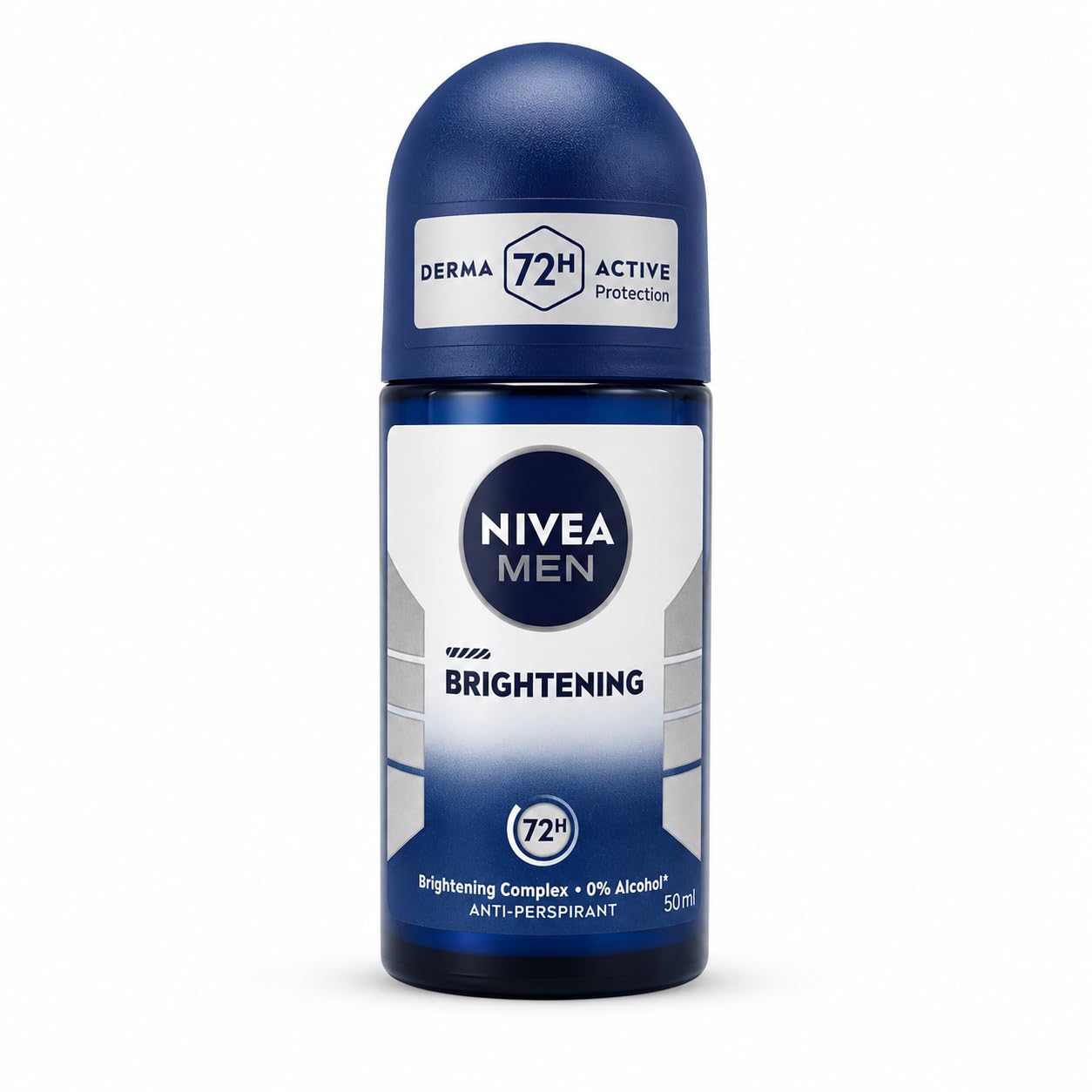 Nivea Men Brightening Complex Anti-Perspirant Roll On 50ml | 0% Alcohol Formula with 72H Sweat & Odor Protection | Brightening Underarm Care Deodorant for Men-image-39