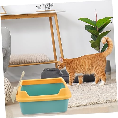 Beavorty 1 Conjunto De Caixa De Areia Para Gatos Penico De Viagem Caixas De Areia Decorativas Para G