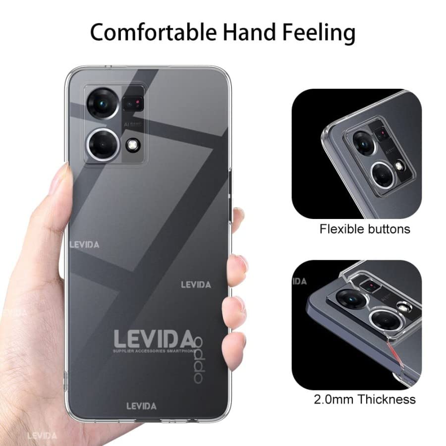 Image of REALCASE Silicone Crystal Clear Back Cover Case For Oppo F21 Pro 4G / F21S Pro 4G | 360 Degree Protection | Transparent Back Cover Case For Oppo F21 Pro 4G / F21S Pro 4G