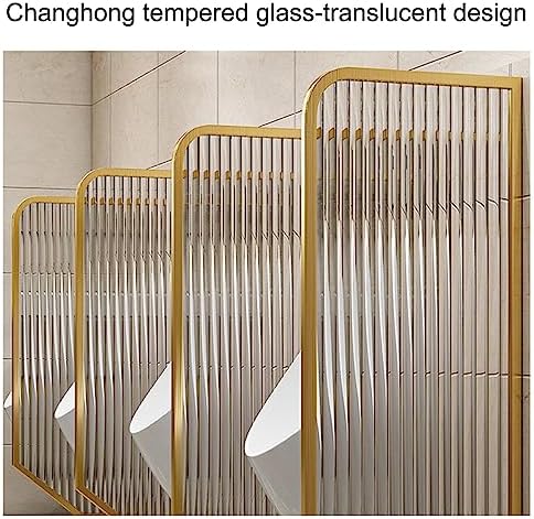 Urinal Divider Screen Panel Toilet Partition, Hotel/Public Restroom Waterproof Urinal Partition, Wall-Mounted Men's Urinal Privacy Screen, for Sool/bar (Color : Rose d, Size : 1Pcs