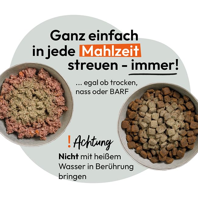 GRAU - das Original - HOKAMIX30 Classic Pulver, Alleskönner-Kräutermischung für Hunde, 30 wichtige Kräuter zur Vorsorge, 1er Pack (1 x 2,5 kg), Ergänzungsfuttermittel für Hunde